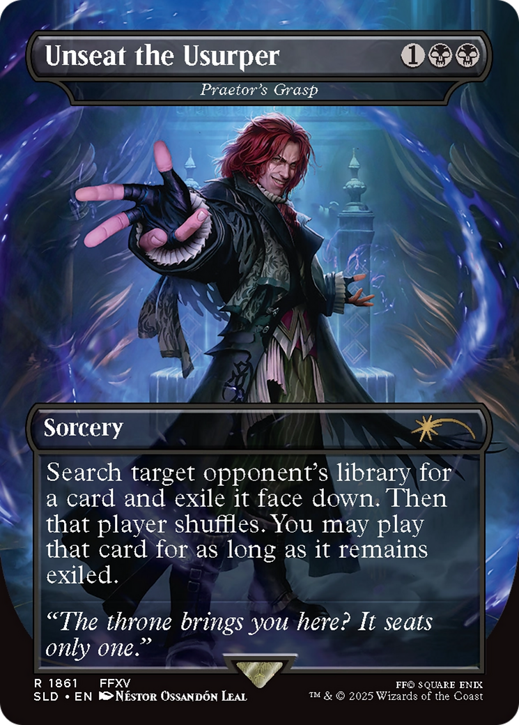Praetor's Grasp (SLD-1861) - Secret Lair Drop / Unseat the Usurper (Borderless)