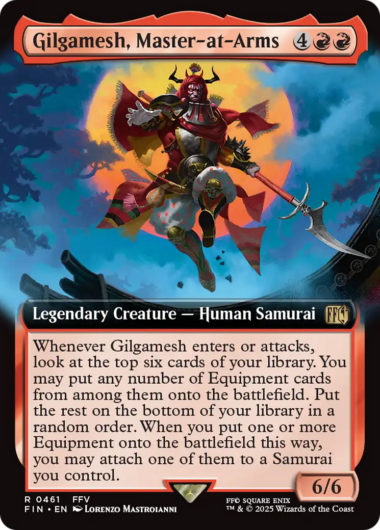 Gilgamesh, Master-at-Arms (Extended Art) (FIN-461) - FINAL FANTASY Foil
