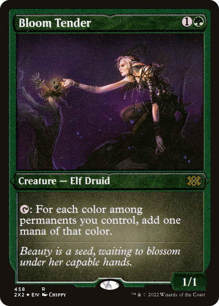 Bloom Tender (Foil Etched) (2X2-458) - Double Masters 2022 Foil