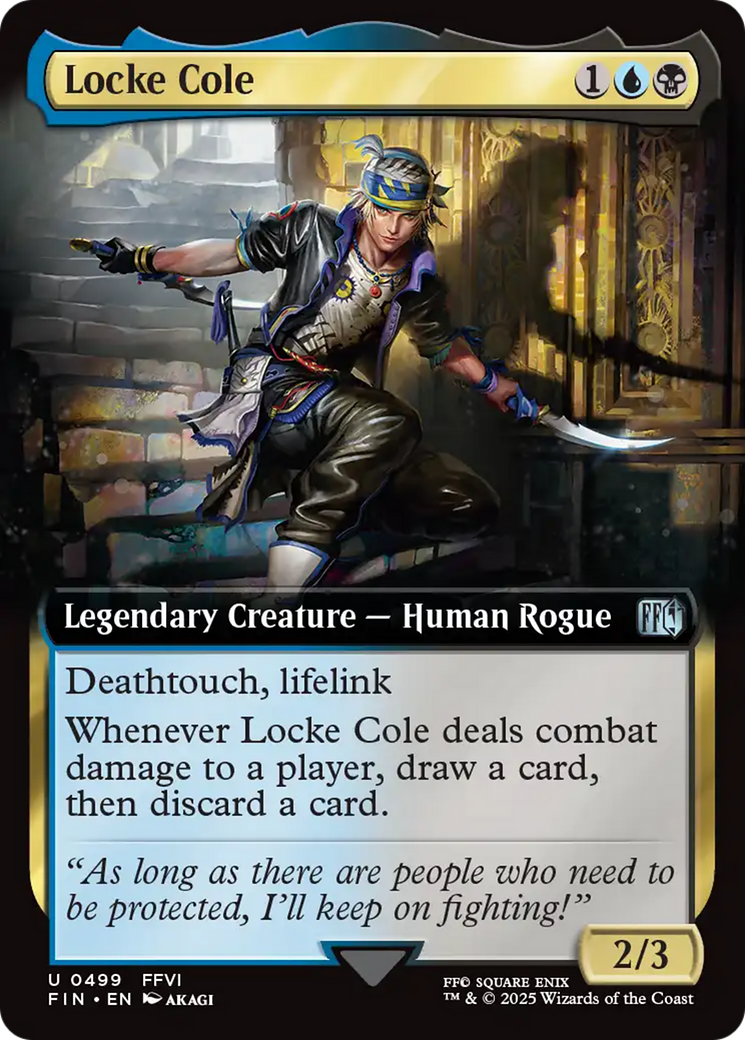 Locke Cole (Extended Art) (FIN-499) - FINAL FANTASY