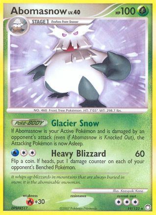 Abomasnow 019/123 - Rare