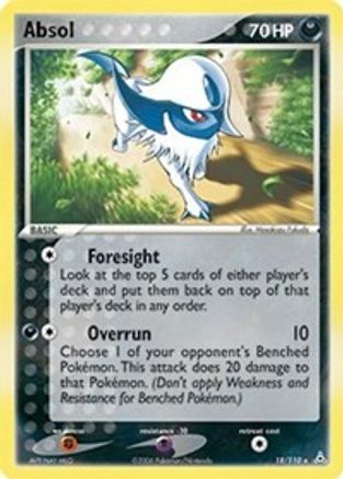 Absol 018/110 - Rare - Reverse Holofoil