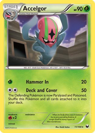 Accelgor 011/108 - Rare