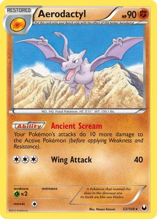 Aerodactyl 053/108 - Rare