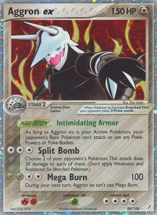 Aggron ex 089/100/100 - Ultra Rare - Holofoil