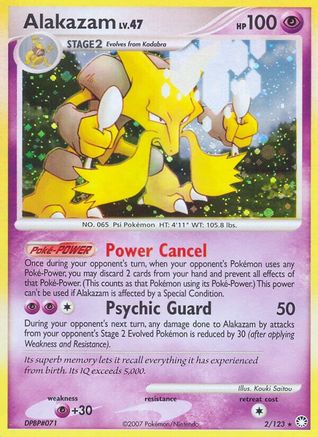 Alakazam 002/123/123 - Holo Rare - Holofoil