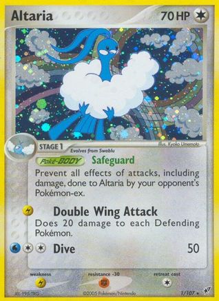 Altaria 001/107 - Holo Rare - Holofoil