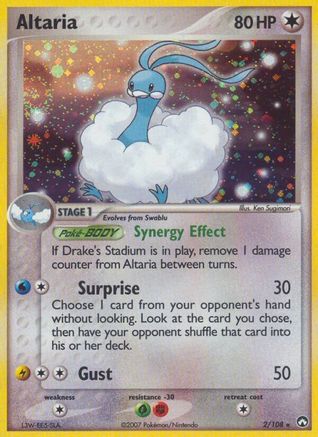 Altaria 002/108 - Holo Rare - Holofoil