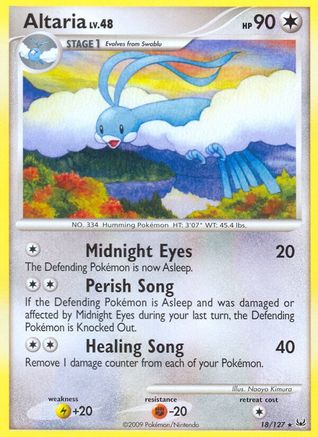 Altaria 018/127 - Rare