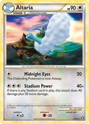 Altaria 002/102 - Holo Rare - Holofoil
