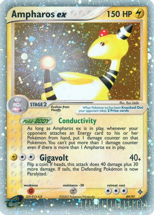 Ampharos ex 089/97 - Ultra Rare - Holofoil