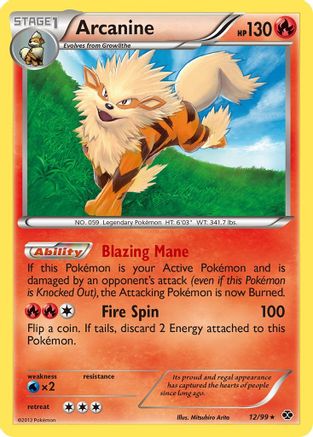 Arcanine (12) 012/99/99 - Rare