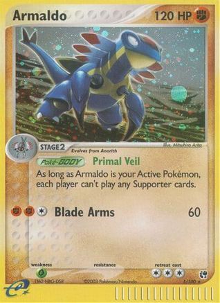 Armaldo 001/100 - Holo Rare - Holofoil