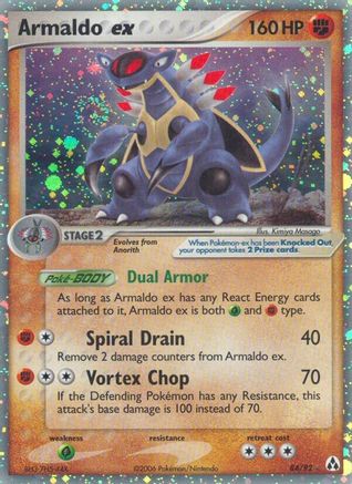 Armaldo ex 084/92 - Ultra Rare - Holofoil