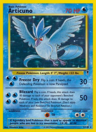 Articuno 002/110 - Holo Rare - Holofoil