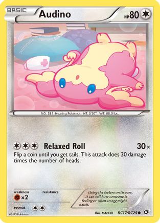 Audino RC17/RC25/113 - Common - Holofoil