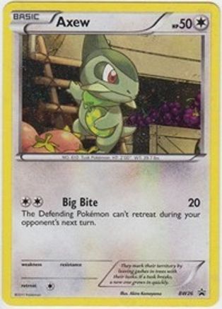 Axew BW26/101 - Promo - Holofoil