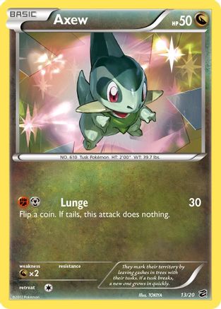 Axew (13) 013/20 - Holo Rare - Holofoil