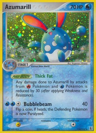 Azumarill 114/113 - Secret Rare - Holofoil