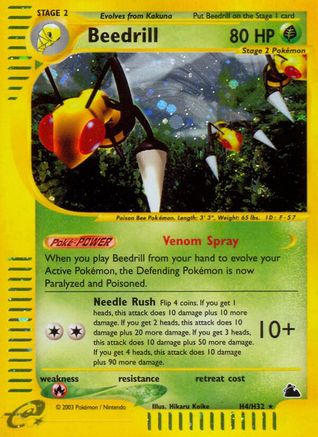 Beedrill (H4) 0H4/144 - Holo Rare - Holofoil
