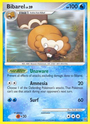Bibarel 032/100 - Uncommon