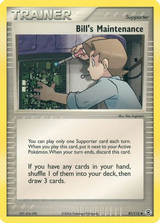 Bill's Maintenance 087/112 - Uncommon