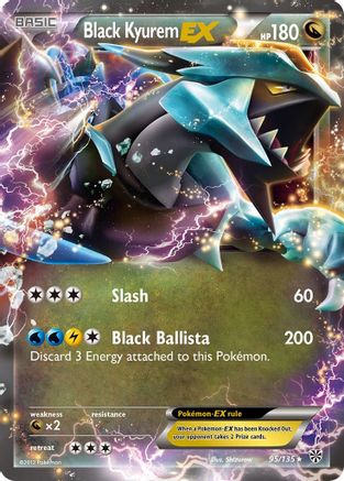 Black Kyurem EX 095/135/135 - Ultra Rare - Holofoil