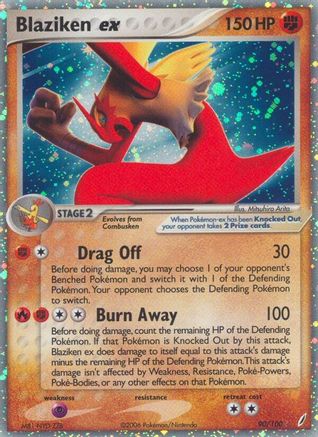 Blaziken ex 090/100/100 - Ultra Rare - Holofoil