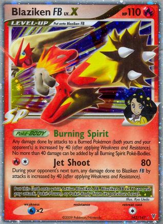 Blaziken FB Lv.X 142/147 - Ultra Rare - Holofoil