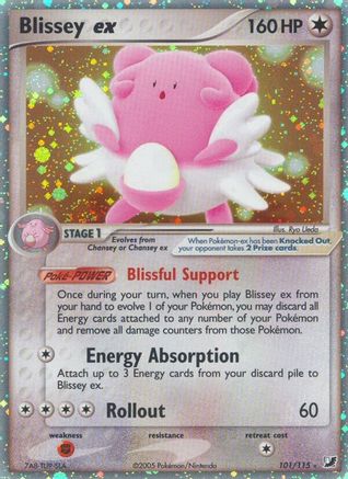 Blissey ex 101/115 - Ultra Rare - Holofoil