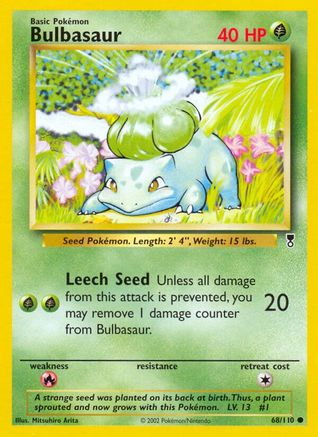 Bulbasaur 068/110/110 - Common