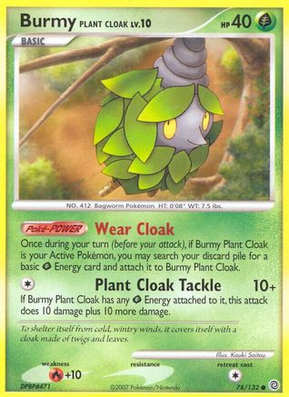 Burmy Plant Cloak 078/132 - Common