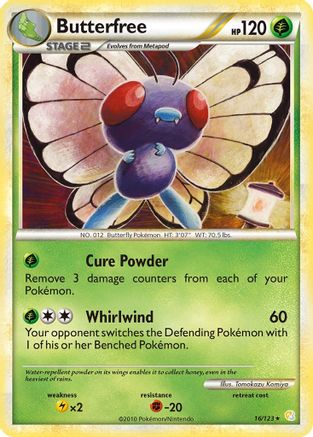 Butterfree 016/123/123 - Rare