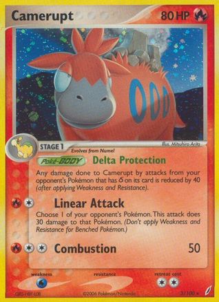 Camerupt 003/100/100 - Holo Rare - Reverse Holofoil