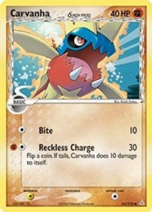 Carvanha (Delta Species) 061/110/110 - Common - Reverse Holofoil