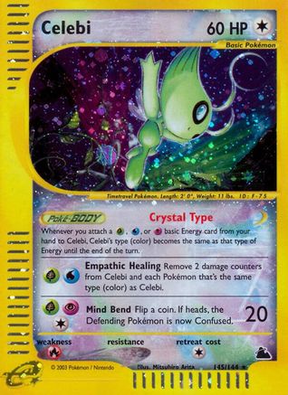 Celebi 145/144 - Secret Rare - Holofoil