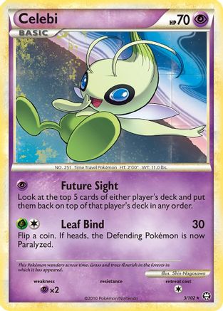 Celebi 003/102/102 - Holo Rare - Holofoil