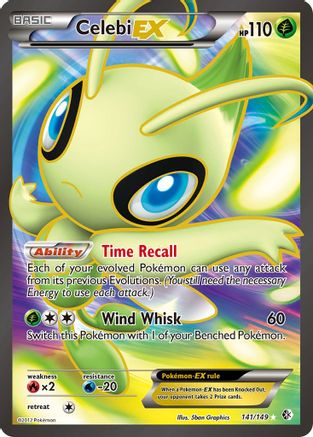 Celebi EX (141 Full Art) 141/149 - Ultra Rare - Holofoil
