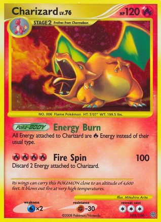 Charizard 103/100 - Secret Rare - Holofoil
