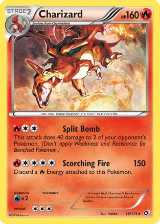 Charizard 019/113/113 - Holo Rare - Holofoil