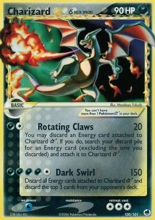Charizard Star (Delta Species) 100/101 - Ultra Rare - Holofoil