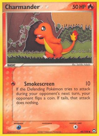 Charmander 048/108/108 - Common - Reverse Holofoil