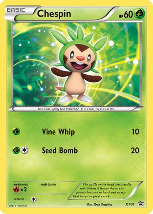 Chespin XY01/211 - Promo - Holofoil