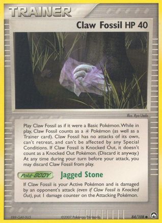 Claw Fossil 084/108 - Common