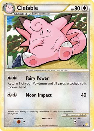 Clefable 003/123 - Holo Rare - Holofoil