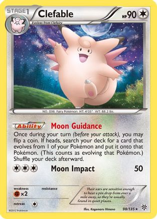 Clefable 098/135 - Rare