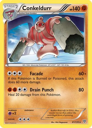 Conkeldurr 081/135 - Rare