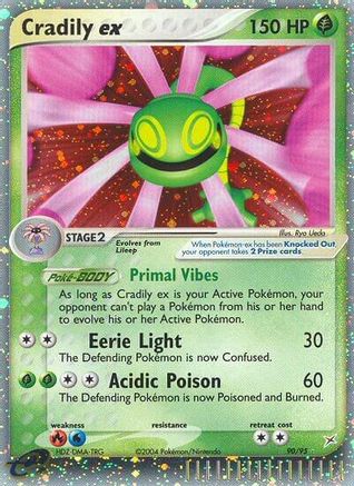 Cradily ex 090/95 - Ultra Rare - Holofoil