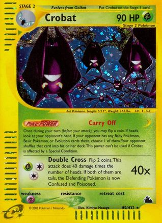 Crobat (H5) 0H5/144 - Holo Rare - Holofoil