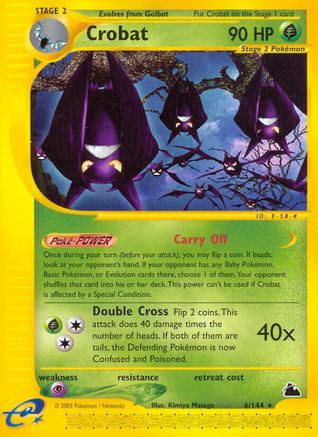 Crobat (6) 006/144 - Rare